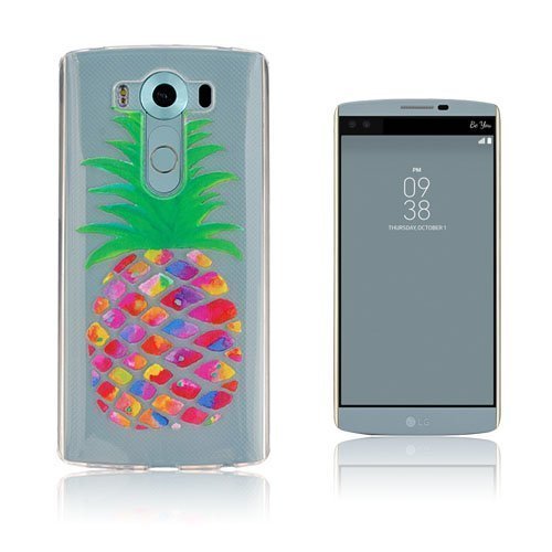 Persson Lg V10 Kohokuvin Maalattu Tpu Kuori Väritetty Ananas