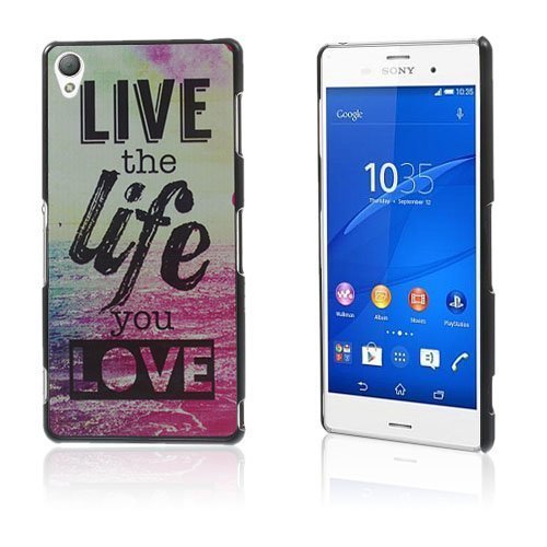 Persson Live The Life Sony Xperia Z3 Suojakuori