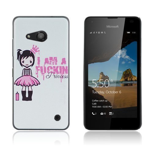Persson Microsoft Lumia 550 Kova Kuori Söpö Tyttö Ja Englantilaisia Hahmoja