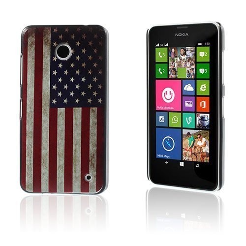 Persson Nokia Lumia 630 / 635 Kuori Vanhanaikainen Amerikan Lippu