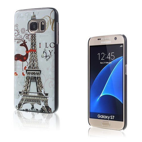 Persson Samsung Galaxy S7 Kova Muovikuori Eiffel Torni