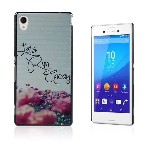 Persson Sony Xperia M4 Aqua Kuori Sitaatti Juostaan Pois