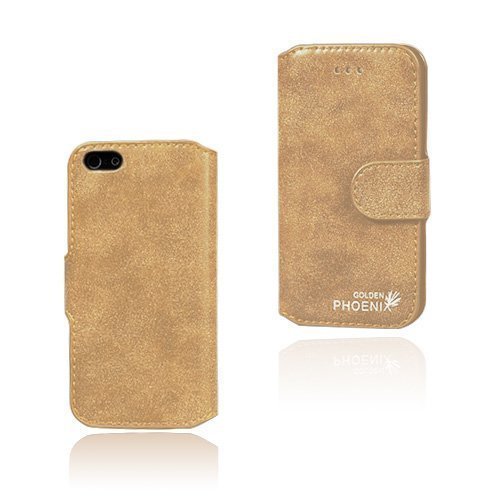 Phoenix Khaki Iphone 5 / 5s Genuine Nahkakotelo