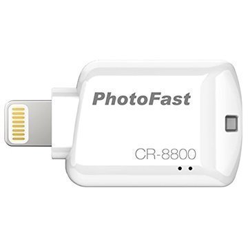 PhotoFast iOS Kortinlukija CR-8800 Valkoinen