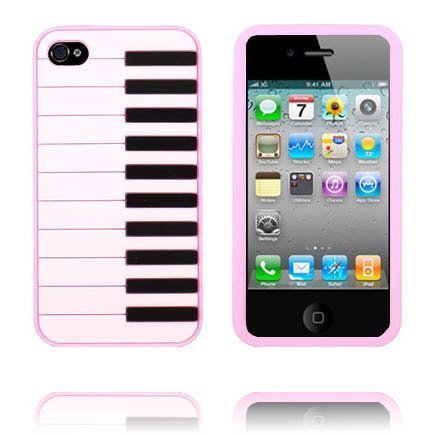 Piano Vaaleanpunainen Iphone 4 / 4s Suojakuori