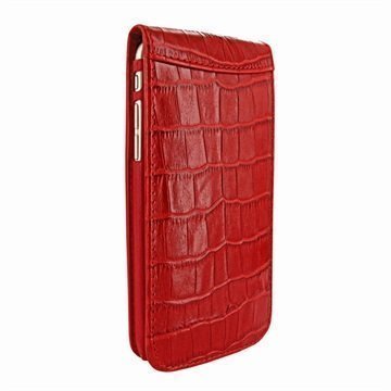 Piel Frama Classic Magnetic läppäkotelo iPhone 7 Krokotiili Punainen