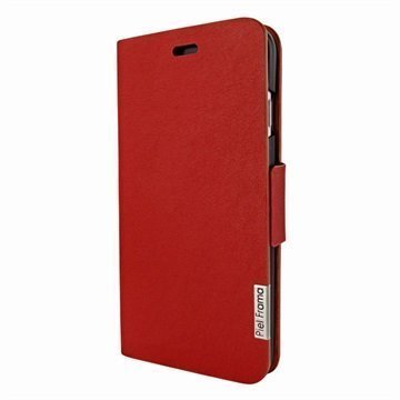 Piel Frama SlimCards nahkainen läppäkotelo iPhone 7 Punainen