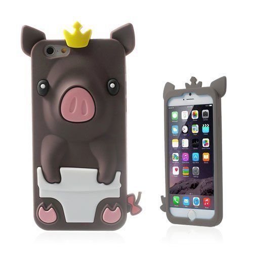 Pig Kahvi Iphone 6 Suojakuori