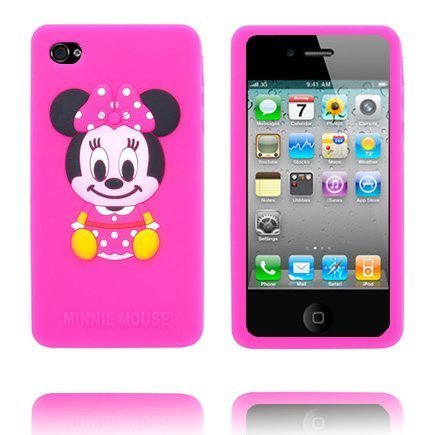 Pikku Minni Kuuma Pinkki Iphone 4s Suojakuori