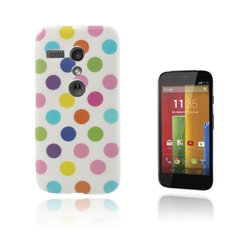 Polka Dots Multicolor Motorola Moto G Suojakuori