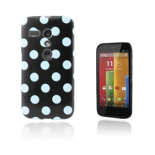 Polka Dots Musta Motorola Moto G Suojakuori