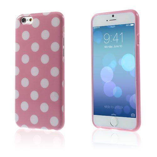 Polka Dots Pinkki / Valkoinen Iphone 6 Suojakuori