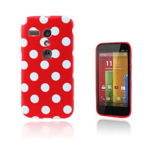 Polka Dots Punainen Motorola Moto G Suojakuori