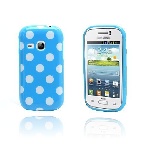 Polka Dots Sininen Samsung Galaxy Young Suojakuori