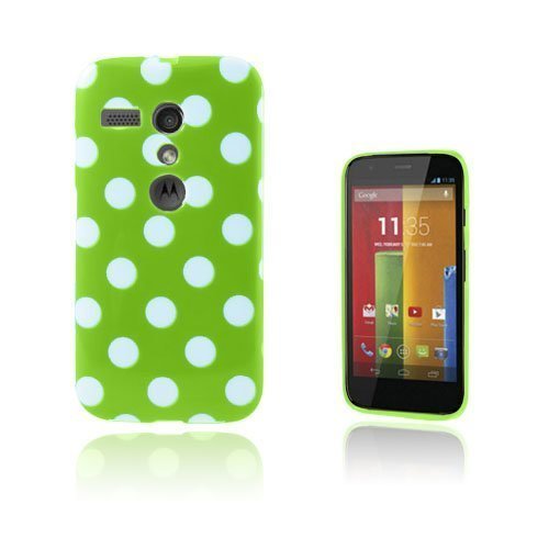 Polka Dots Vihreä Motorola Moto G Suojakuori