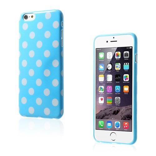 Polka Sininen / Valkoinen Iphone 6 Plus Suojakuori