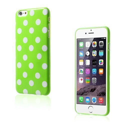 Polka Vihreä / Valkoinen Iphone 6 Plus Suojakuori