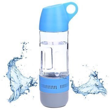 Portable Water Bottle Wireless Speaker Blue