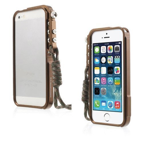 Premium Ruskea Iphone 6 Metallinen Bumper