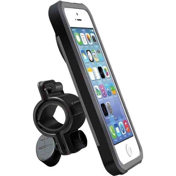 Promate Ride i5 kuori ja pyöräteline iPhone 5 harmaa