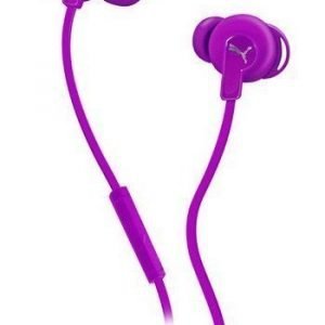 Puma Bulldog In-Ear Headphones with Mic1 Purple