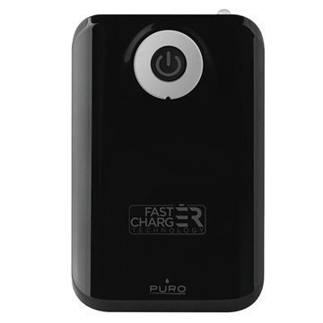 Puro Fast Charger 9000mAh Power Bank Black