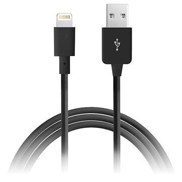 Puro Lightning / USB Kaapeli iPhone 6 / 6S iPad Pro iPad Air 2 Musta