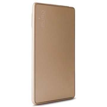 Puro Ultra-Slim Universal External Battery / Power Bank Gold