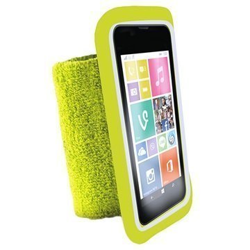 Puro Universal Running Wristband 5.1 Lime Green