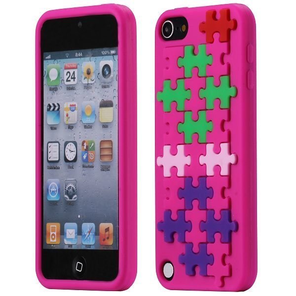 Puzzle Kuuma Pinkki Ipod Touch 5 Suojakuori