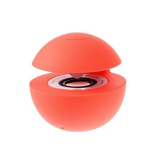 Pyöreä Bluetooth Mini Kaiutin Valoilla Punainen