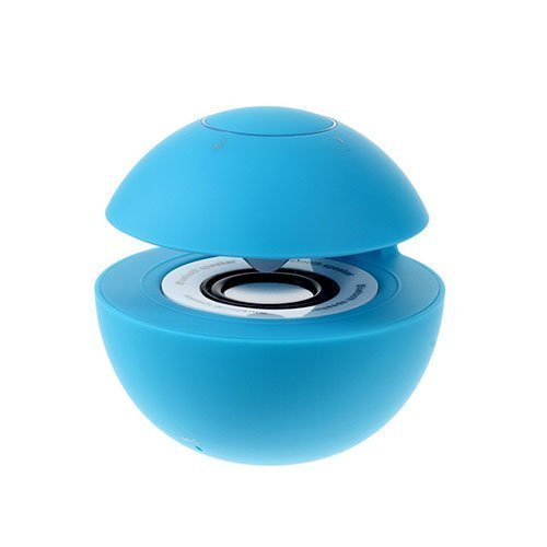 Pyöreä Bluetooth Mini Kaiutin Valoilla Sininen