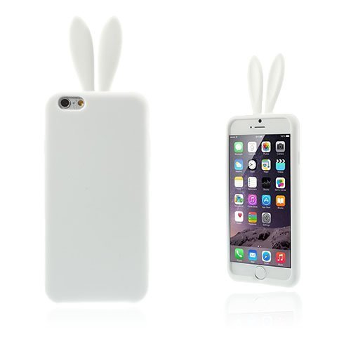 Rabbit Ears Valkoinen Iphone 6 Plus Suojakuori