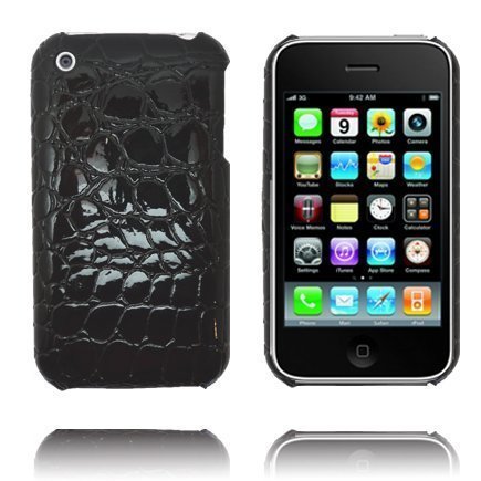 Raptorcase Musta Iphone 3g / 3gs Suojakuori