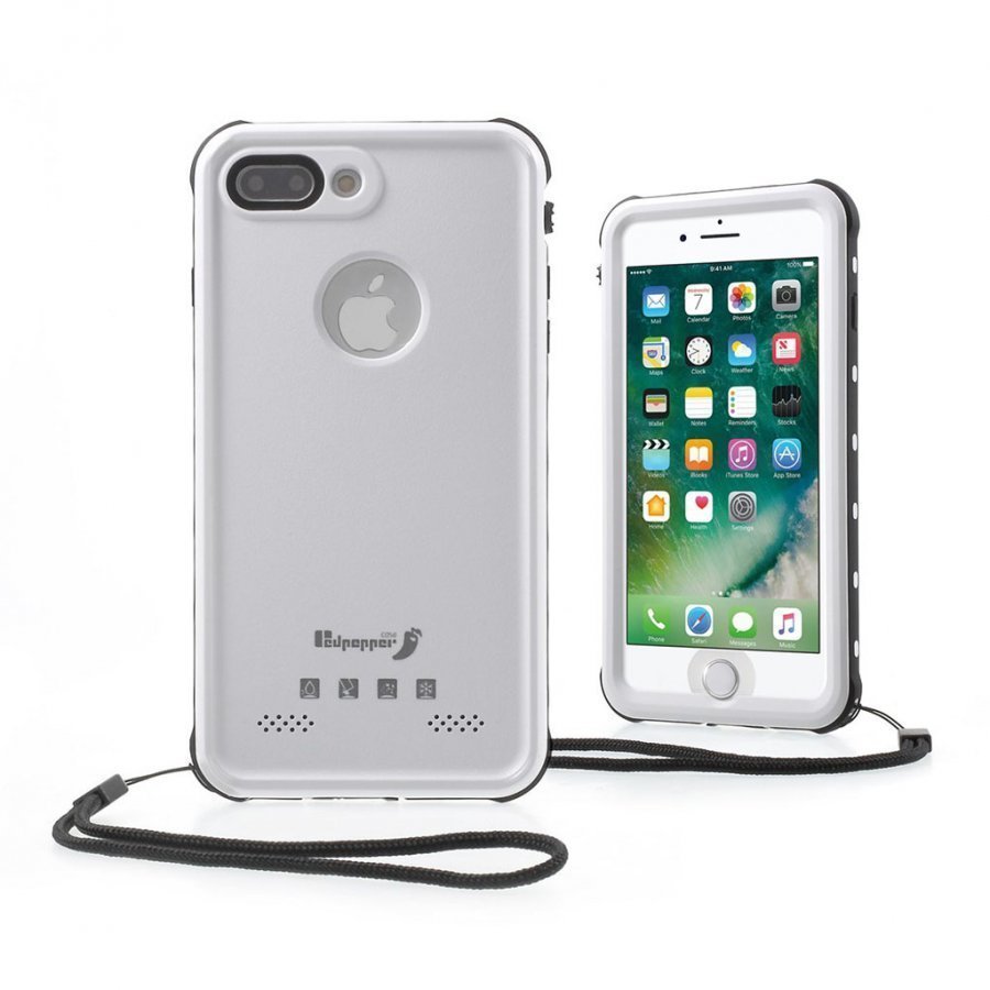 Redpepper Iphone 7 Plus Vedenpitävä Kotelo Avainnauhalla Valkoinen