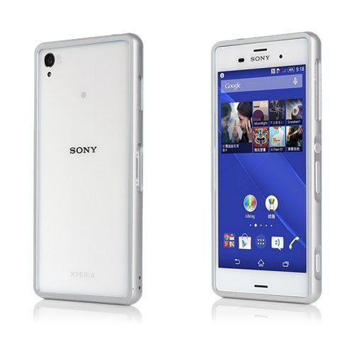 Remes Hopea Sony Xperia Z3 Metallinen Bumper Suojakehys