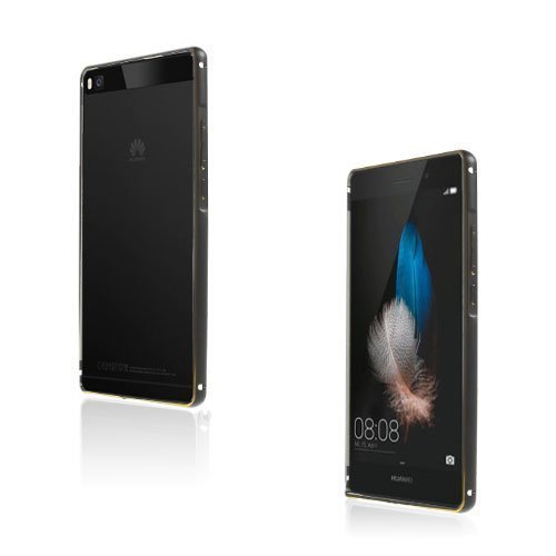 Remes Huawei Ascend P8 Metalli Suojus Musta