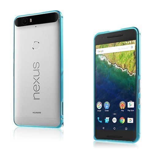 Remes Huawei Nexus 6p Metalli Suojus Vaaleansininen