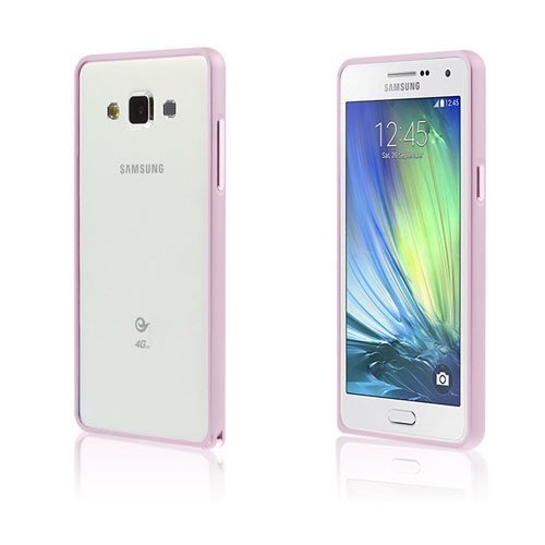 Remes Samsung Galaxy A5 Metallinen Bumber Vaaleanpunainen
