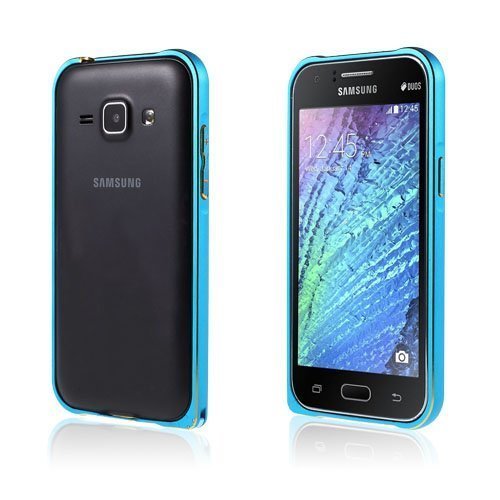 Remes Samsung Galaxy J1 Metal Suoja Sininen