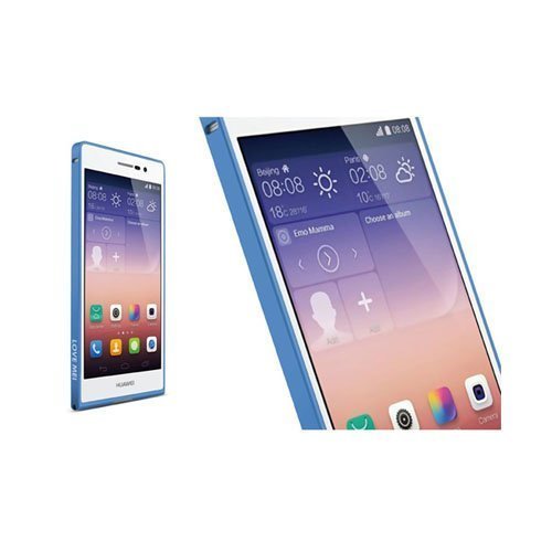 Remes Sininen Huawei Ascend P7 Metalli Bumper