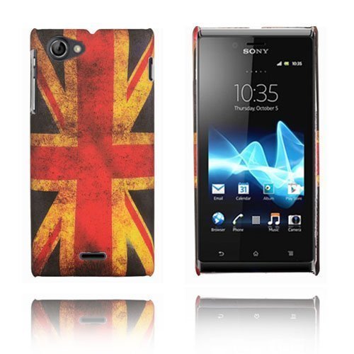 Retro Flag Uk Sony Xperia J Suojakuori