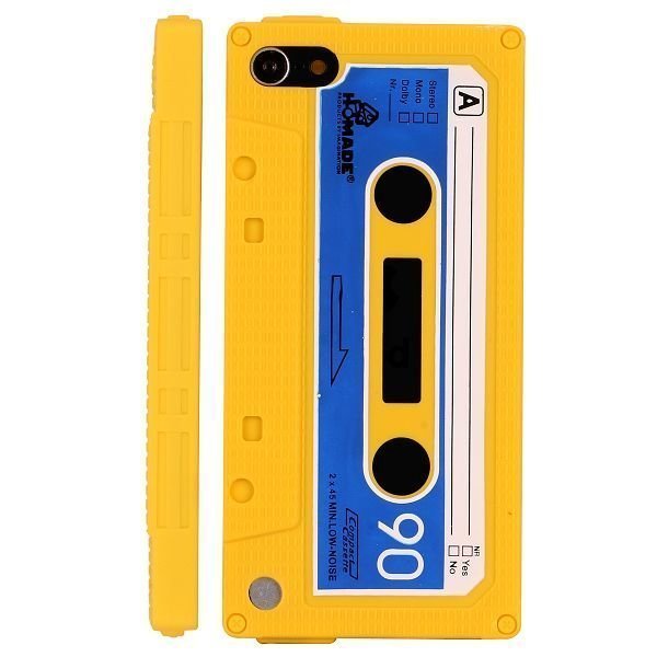 Retro Kasetti Keltainen Ipod Touch 5 Silikonikuori