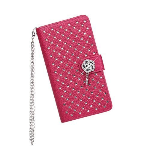 Rhinestone Sky Nokia Lumia 630 Suojakotelo Kuuma Pinkki