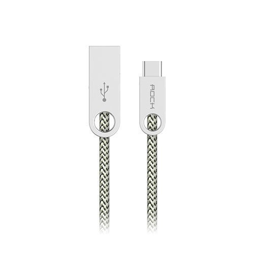 Rock Cobblestone Tyyppi-C Usb Lataus Datakaapeli 1m Beige