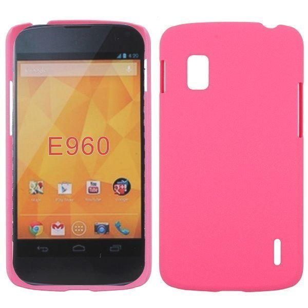 Rock Shell Kuuma Pinkki Google Nexus 4 Suojakuori