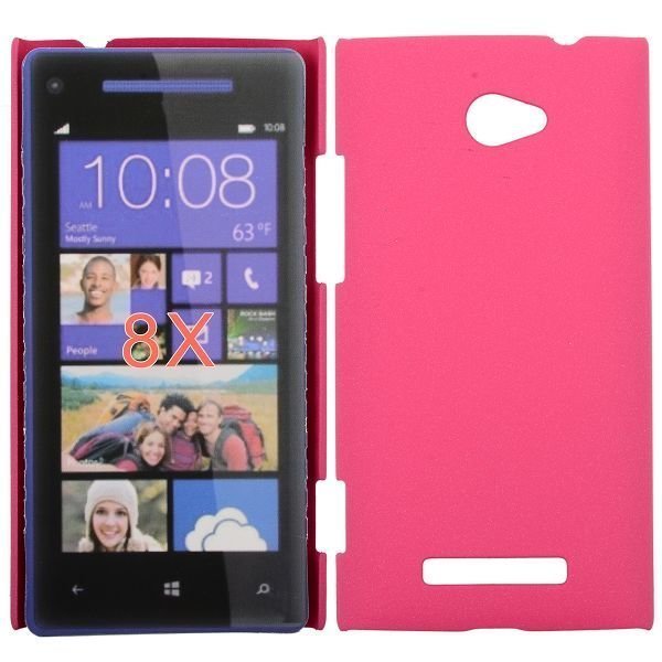 Rock Shell Kuuma Pinkki Htc Windows Phone 8x Suojakuori