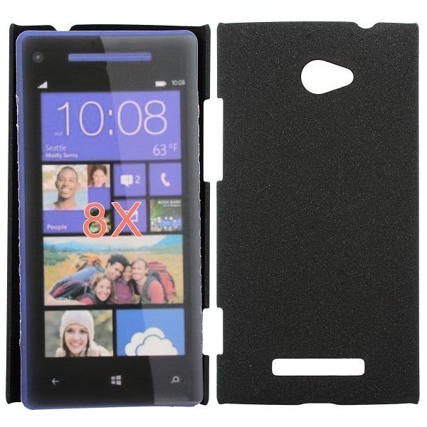 Rock Shell Musta Htc Windows Phone 8x Suojakuori