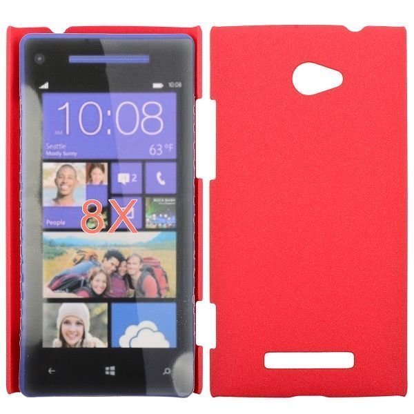 Rock Shell Punainen Htc Windows Phone 8x Suojakuori