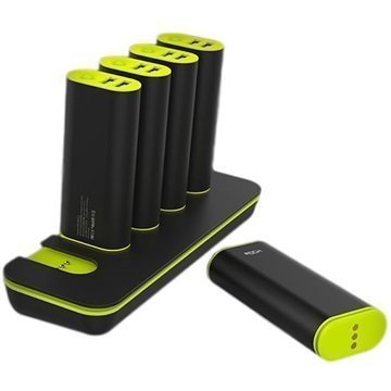 Rock Virtapankit & Lataustelakka â" 5 x 5200mAh